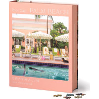GALISON Puzzle Pri bazéne v Palm Beach 1000 dielikov