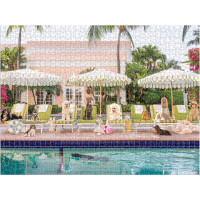 GALISON Puzzle Pri bazéne v Palm Beach 1000 dielikov