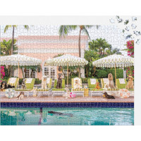 GALISON Puzzle Pri bazéne v Palm Beach 1000 dielikov