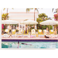 GALISON Puzzle Pri bazéne v Palm Beach 1000 dielikov