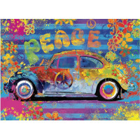 EUROGRAPHICS Puzzle v plechovej krabičke Volkswagen Chrobák 550 dielikov