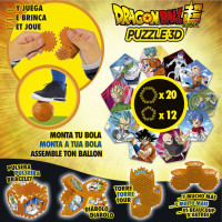 EDUCA 3D Puzzle Build&Play: Dračia lopta 32 dielikov
