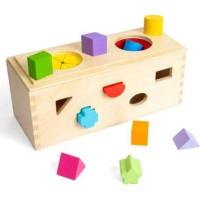 Bigjigs Toys Vkladanie a triedenie Tajomná krabička