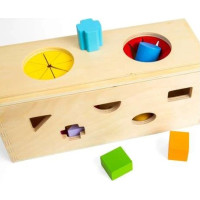 Bigjigs Toys Vkladanie a triedenie Tajomná krabička