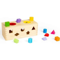 Bigjigs Toys Vkladanie a triedenie Tajomná krabička