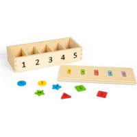 Bigjigs Toys Triedenie farieb, tvarov a čísel