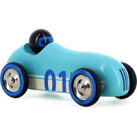 Vilac Drevené auto Old Sport Compet tyrkysové