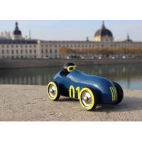 Vilac Drevené auto Old Sport Compet tmavo modré