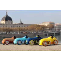 Vilac Drevené auto Old Sport Compet tmavo modré