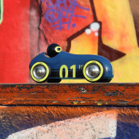 Vilac Drevené auto Old Sport Compet tmavo modré