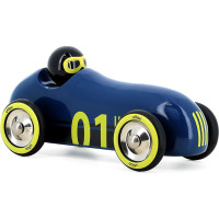 Vilac Drevené auto Old Sport Compet tmavo modré
