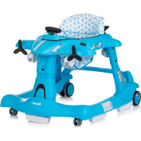 CHIPOLINO Chodítko interaktívne Airplane 3v1 Blue