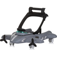 CHIPOLINO Chodítko interaktívne Airplane 3v1 Grey