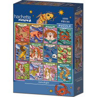 HACHETTE Štvorcové puzzle Astrológia 1000 dielikov