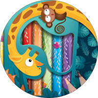 MAPED Pastelky Jungle Fever Jumbo 12ks