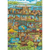 GRAFIKA Puzzle Farmársky trh 1000 dielikov