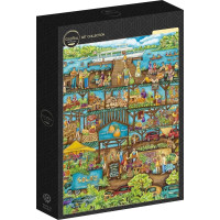 GRAFIKA Puzzle Farmársky trh 1000 dielikov