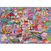GIBSONS Puzzle Obľúbené hračky 1000 dielikov
