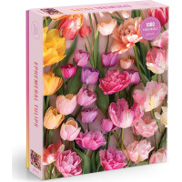 GALISON Puzzle Pominuteľné tulipány 1000 dielikov