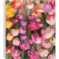 GALISON Puzzle Pominuteľné tulipány 1000 dielikov