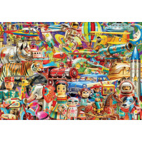 GRAFIKA Puzzle Retro hračky 1000 dielikov