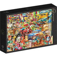 GRAFIKA Puzzle Retro hračky 1000 dielikov