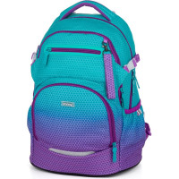 OXYBAG Školský batoh OXY Ombre Blue-Pink