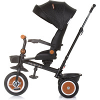 CHIPOLINO Trojkolka so strieškou Marathon 2v1 Obsidian