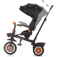 CHIPOLINO Trojkolka so strieškou Marathon 2v1 Obsidian