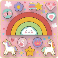 2Kids Toys Balančné puzzle Unicorn 2 v 1