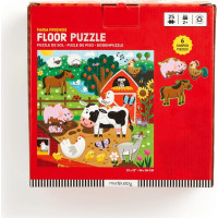 Mudpuppy Podlahové puzzle Kamaráti z farmy 25 dielikov