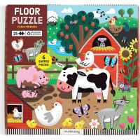 Mudpuppy Podlahové puzzle Kamaráti z farmy 25 dielikov