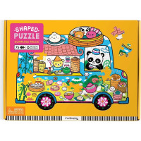 Mudpuppy Puzzle v tvare minibusu s občerstvením