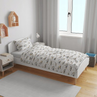 Detské bavlnené obliečky 140x200 cm BABYMAM PREMIUM - Stavebné stroje
