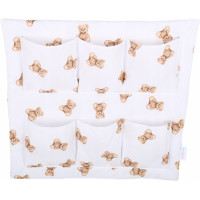 Vreckár (organizér) na detskú postieľku BABYMAM PREMIUM - Medvedík Teddy