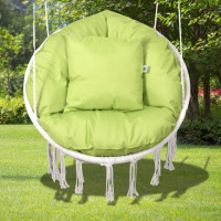 Vodeodolný sedací MAXI vankúš 100x15 cm do závesného kresla - svetlo zelený
