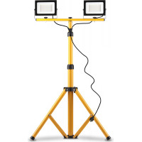 Halogénové LED stavebné svietidlo na stojane RSL005-2x50W
