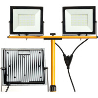 Halogénové LED stavebné svietidlo na stojane RSL005-2x50W