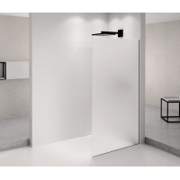 Polysan ARCHITEX BLACK MATT sprchová zástena 1362mm, matné sklo AXB140MT