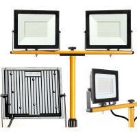 Halogénové LED stavebné svietidlo na stojane 2x30W RSL001-30N