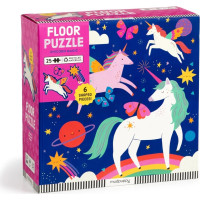 Mudpuppy Podlahové puzzle Kúzelní jednorožci 25 dielikov
