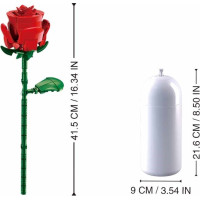 Sluban Flowers M38-B1101-04 Červená ruža vo váze