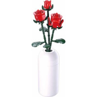Sluban Flowers M38-B1101-04 Červená ruža vo váze