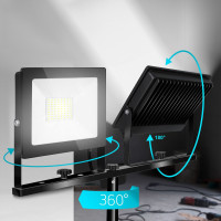 Halogénové LED stavebné svietidlo na stojane RSL005-2x50W