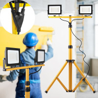 Halogénové LED stavebné svietidlo na stojane RSL005-2x50W