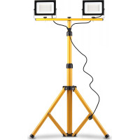 Halogénové LED stavebné svietidlo na stojane 2x20W RSL001-20N