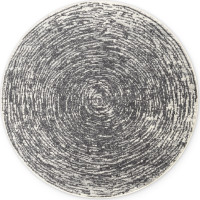 Kusový koberec Gloria Cavallo Creme Grey kruh