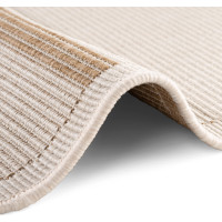 Kusový koberec Duet Bowen Beige/White kruh - na von aj na doma