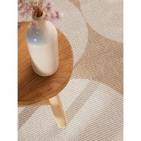 Kusový koberec Duet Bowen Beige/White kruh - na von aj na doma