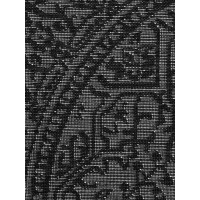 Kusový koberec Duet Kona Black/White kruh - na von aj na doma